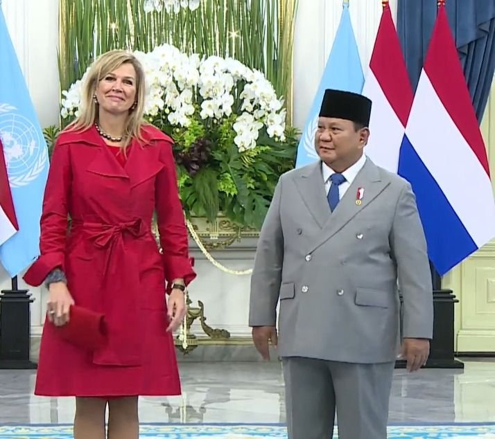 Prabowo dan Ratu Maxima Bertukar Cenderamata di Istana Merdeka, Bobby Kertanegara Kebagian Hadiah Boneka