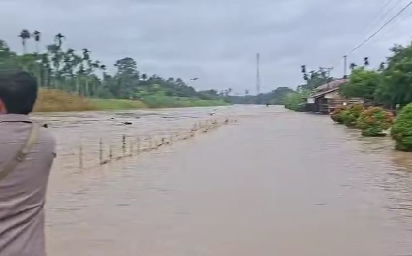 Langkahan Aceh Utara Terendam Banjir, Air Capai 5 Meter