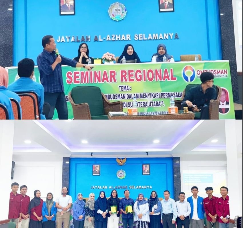 Fakultas Hukum Universitas Al Azhar Gelar Seminar Regional Bahas Eksistensi Ombudsman dalam Pelayanan Publik Sumut