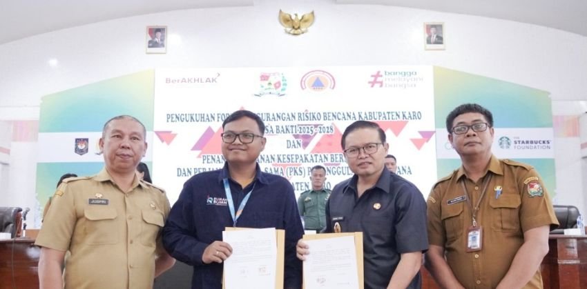 Kabupaten Karo Perkuat Kesiapsiagaan Bencana Lewat MoU dan Forum PRB