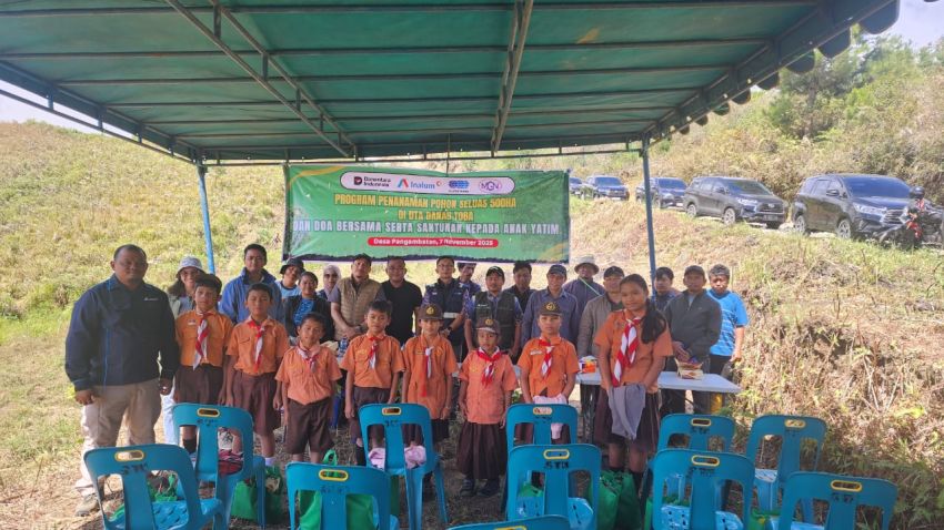 INALUM Tanam 600 Pohon, Tanda Dimulainya Penghijauan 500 Hektar di DTA Danau Toba