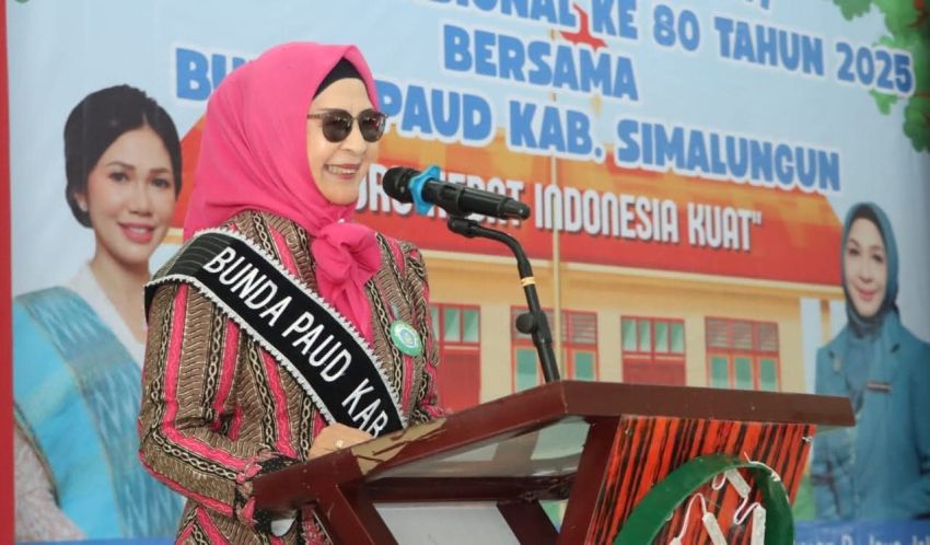 Hari Guru ke-80, Bunda PAUD Ny. Darmawati: Mari Bangun Generasi Sehat, Cerdas, Berkarakter, dan Berakhlak Mulia