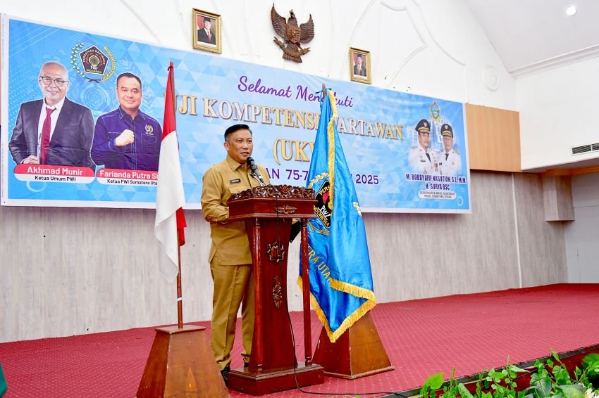 Pemprov Sumut Dukung Profesionalisme Wartawan Lewat UKW PWI 2025