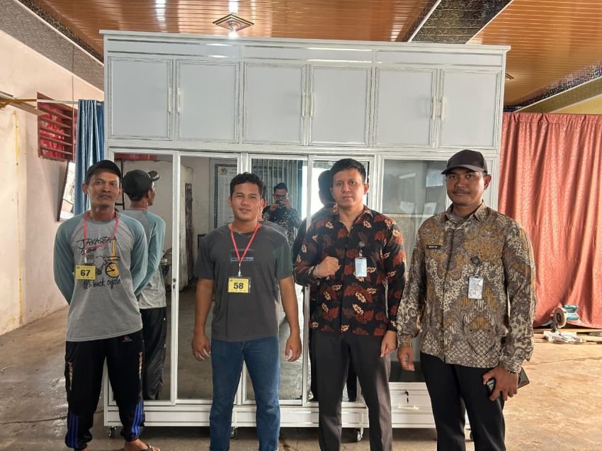 Produksi Lemari Berkualitas Tinggi, Lapas Labuhan Ruku Penuhi Permintaan Toko Perabotan Batu Bara