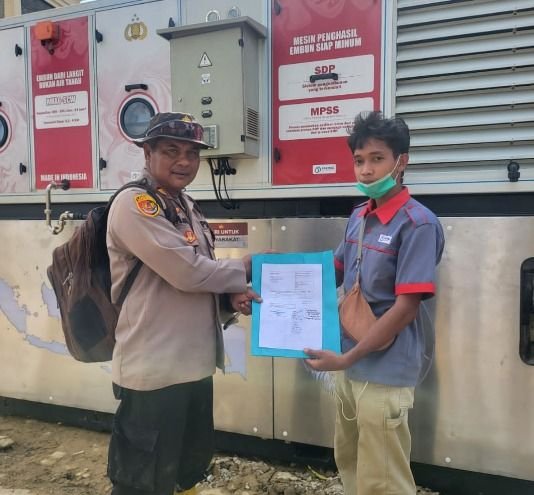 Polres Aceh Tamiang Terima Mesin Penghasil Embun Siap Minum untuk Warga Pascabanjir