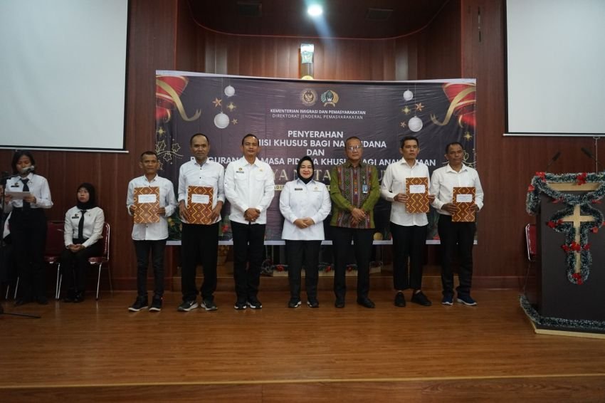 3.088 Narapidana di Sumut Terima Remisi Natal, 43 Langsung Bebas