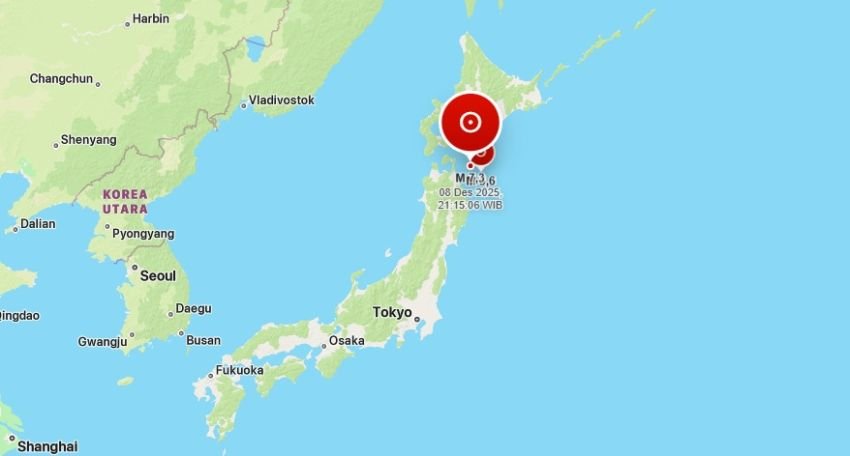 Gempa 7,3 SR Guncang Pesisir Timur Hokkaido, BMKG: Tidak Ada Potensi Tsunami di Indonesia