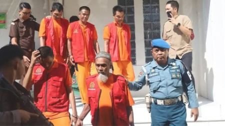 Kasus Sabu Terbesar di Karimun, Lima WN Myanmar Dituntut Pidana Mati