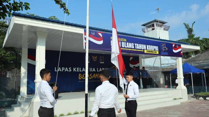 Lapas Labuhan Ruku Gelar Upacara HUT Ke-54 KORPRI Tahun 2025