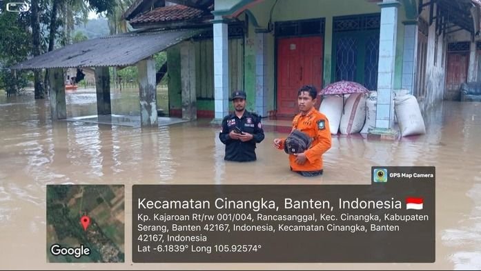 6 Desa di Serang Terendam Banjir, 2.125 Warga Terdampak