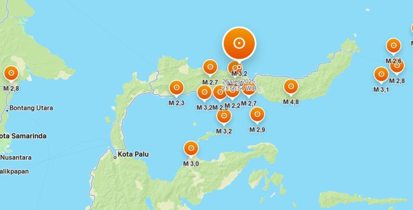 BMKG Catat Gempa M3,1 di Boalemo, Warga Diminta Tetap Tenang