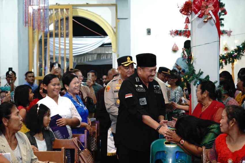 Bupati dan Wakil Bupati Batu Bara Tinjau Sejumlah Gereja, Pastikan Keamanan dan Toleransi Beragama