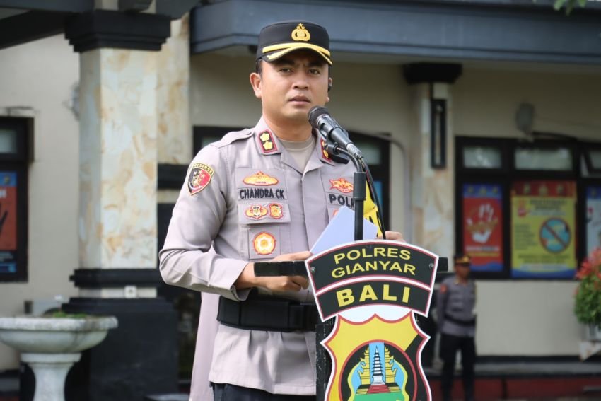 Kapolres Gianyar Tegaskan Pengamanan Malam Tahun Baru 2026 Harus Humanis dan Profesional