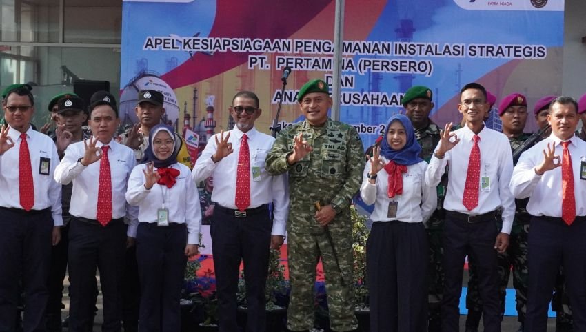 Kodim 0502/Jakarta Utara Gelar Apel Kesiapsiagaan Pengamanan Instalasi Strategis Pertamina Plumpang