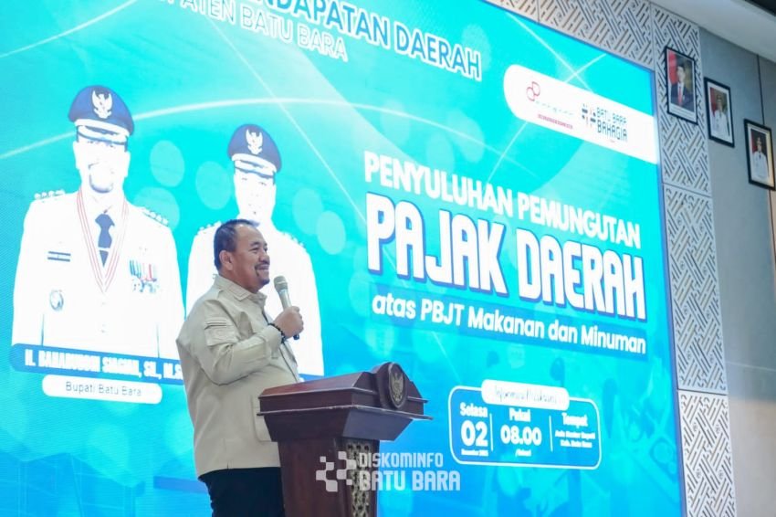 Hadiri Penyuluhan Pemungutan Pajak Barang dan Jasa Tertentu, Bupati Baharuddin: Pengelolaan Pajak Harus Tepat!