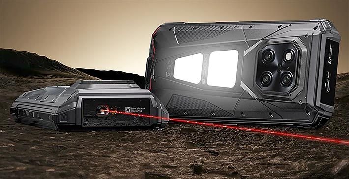 DOOGEE V Max LR: Ponsel Tangguh dengan Laser 40 Meter dan Baterai 20.500mAh