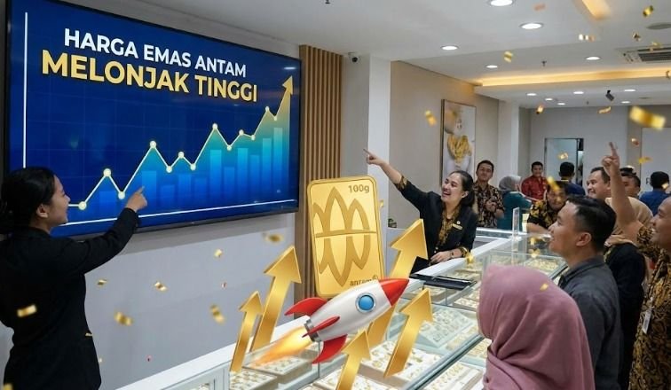 Antam Update: Harga Emas Tembus Level Tertinggi Sepekan