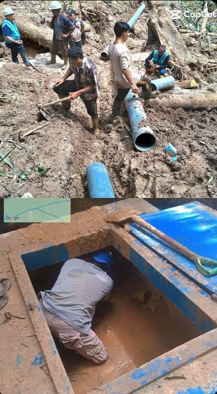 Distribusi Air Terganggu akibat Longsor, PDAM Tirtanadi Minta Warga Padangsidimpuan Bersabar