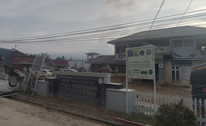 7 Lapas dan Rutan Aceh Terdampak Banjir, Lapas Kuala Simpang Paling Parah