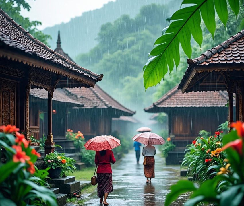 Prakiraan Cuaca Bali Hari Ini, Minggu 28 Desember 2025: Sebagian Besar Wilayah Hujan Ringan