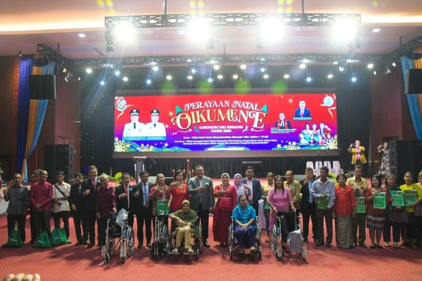 Natal Oikumene 2025, Deli Serdang Tunjukkan Wajah Toleransi Indonesia