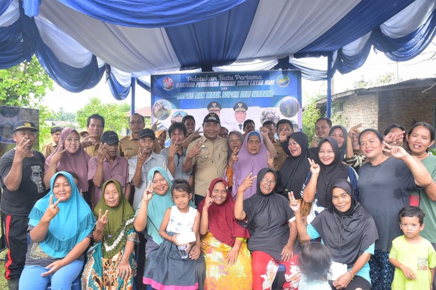 Pemkab Deli Serdang Bangun 454 RTLH, Wujudkan Rumah Layak Huni untuk Warga