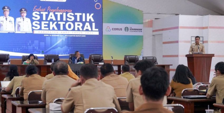 Evaluasi Statistik Sektoral Kabupaten Karo 2025: Dinas Kominfo Raih Penghargaan Terbaik