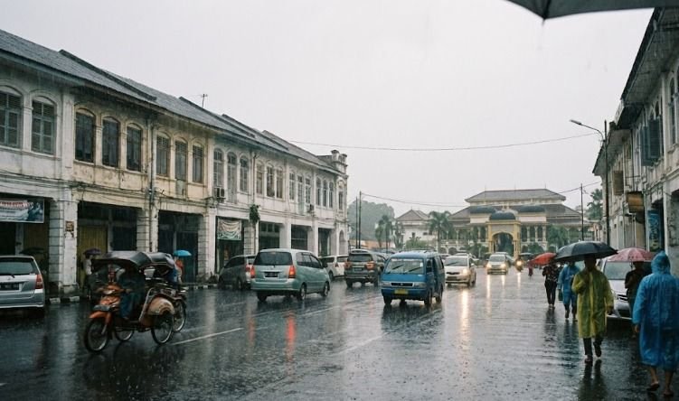 Cuaca Sumatera Utara Hari Ini: Hujan Merata, Sejumlah Wilayah Berpotensi Hujan Sedang