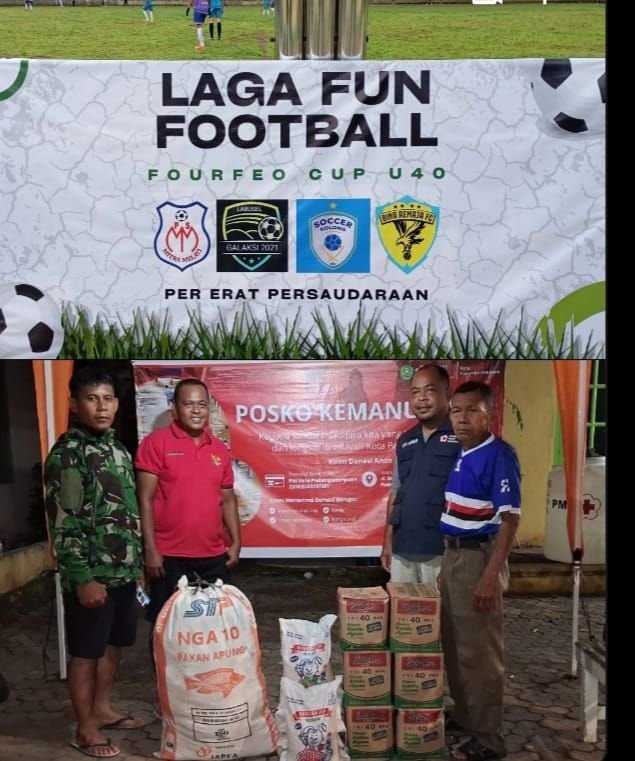 Fun Football Fourfeo Cup U-40 di Padangsidimpuan Galang Dana untuk Korban Banjir Tapanuli