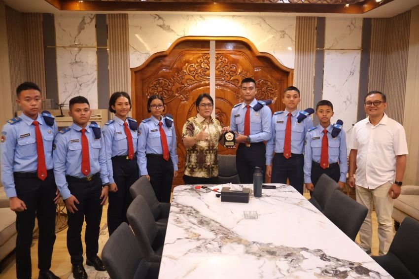 Siswa SMA Taruna Nusantara Wawancarai Wagub Bali soal Disiplin dan Kepemimpinan