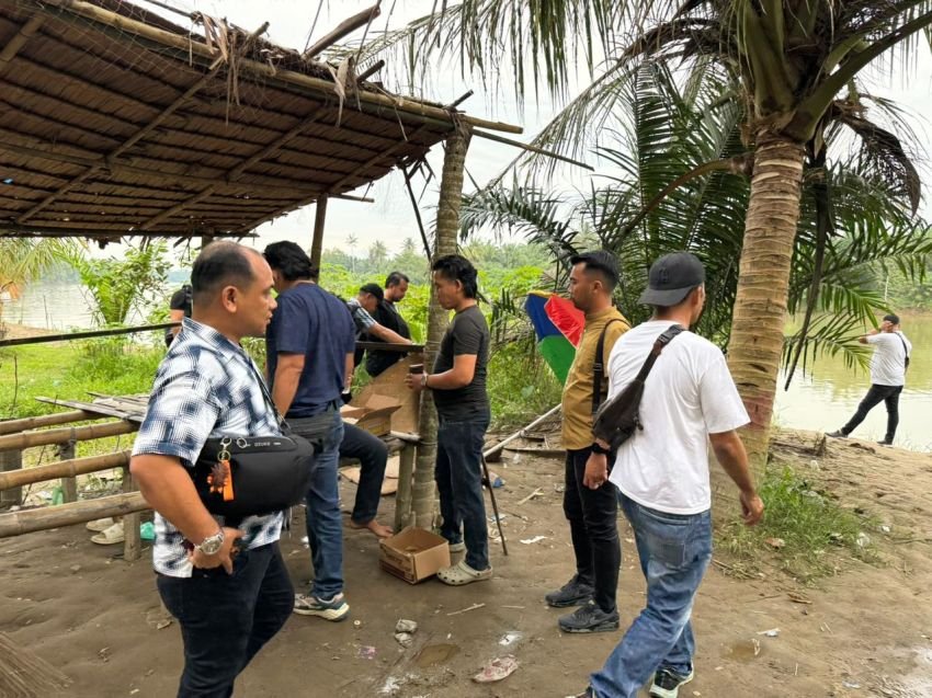 Sinergi Polisi dan Warga, Dua Lokasi Penyalahgunaan Narkoba di Langkat Dimusnahkan