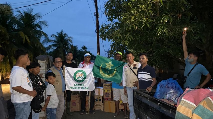 PW Syarikat Islam Aceh dan LAZNAS SI Salurkan Bantuan untuk Korban Bencana di Aceh