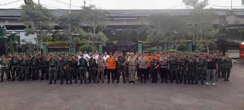 Patroli Gabungan Kodim 0502 Jakarta Utara: 150 Personel Siaga Jelang Tahun Baru 2026