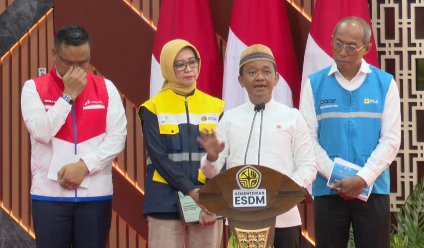 Bahlil Pastikan Pasokan Energi Aman Jelang Natal 2025 dan Tahun Baru 2026