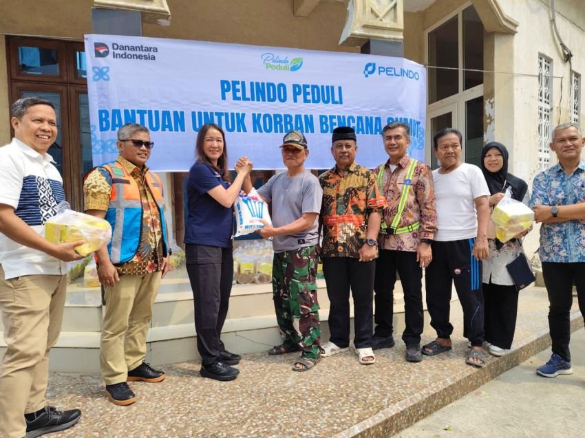 Bersama Meringankan Beban: PT Pelindo Salurkan Sembako untuk Warga Terdampak Banjir di Marelan