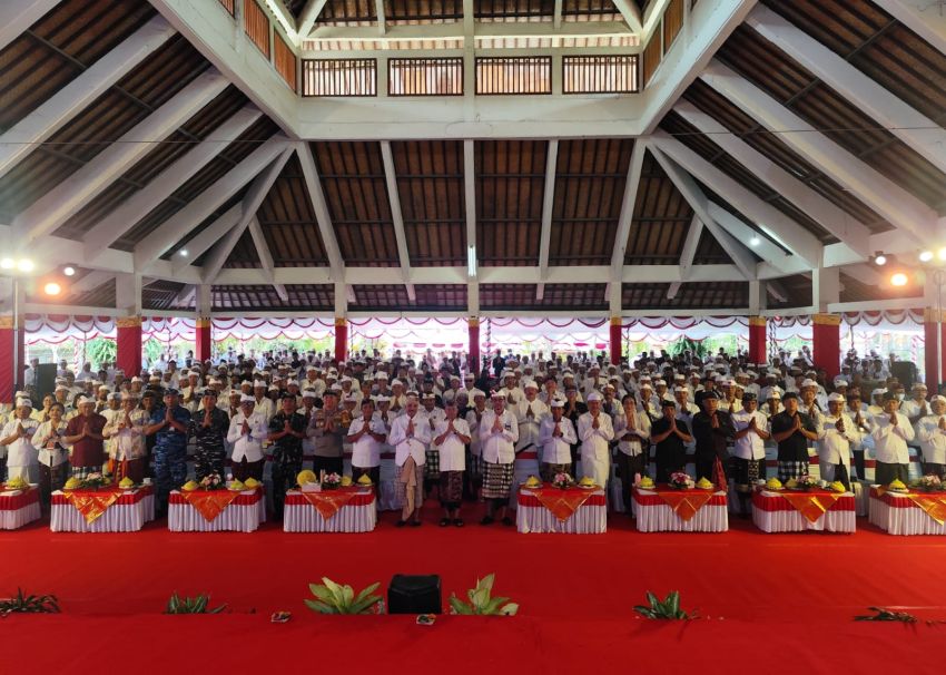 Pesamuhan Agung V MDA Bali Digelar di Bedulu, Aparat Gabungan Amankan Kegiatan