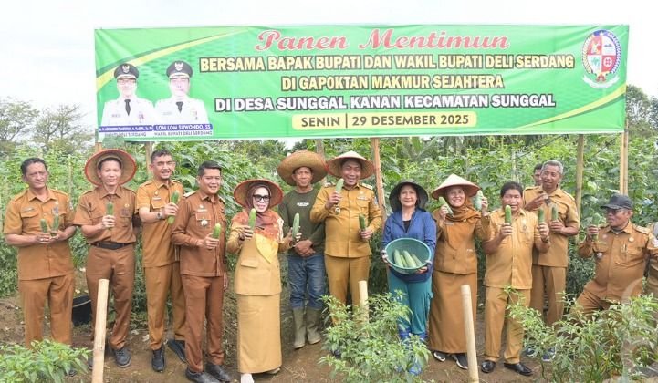 Wabup Deli Serdang Beri Bantuan Mesin Pertanian: &ldquo;Petani Sejahtera, Deli Serdang Sehat&rdquo;