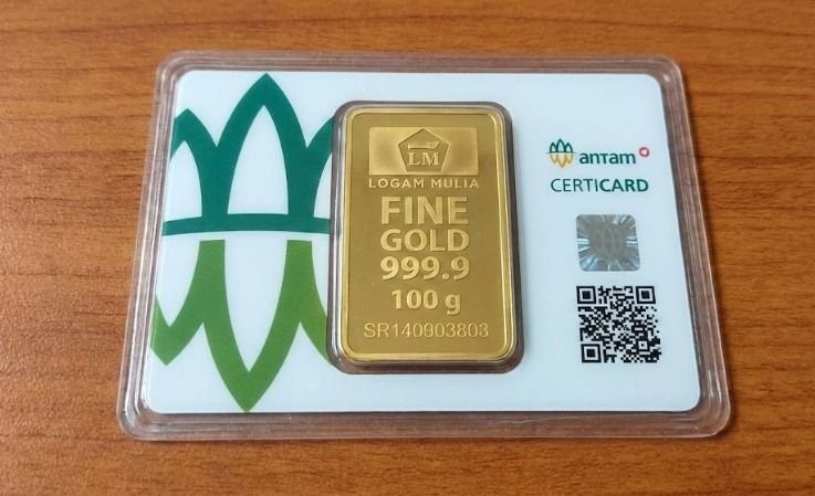 Emas Batangan Antam Menguat, Buyback dan Harga Jual Semua Ukuran Naik