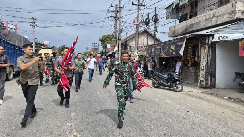 TNI Bubarkan Aksi Pembawa Bendera GAM di Lhokseumawe, Seorang Pria Bersenjata Diamankan
