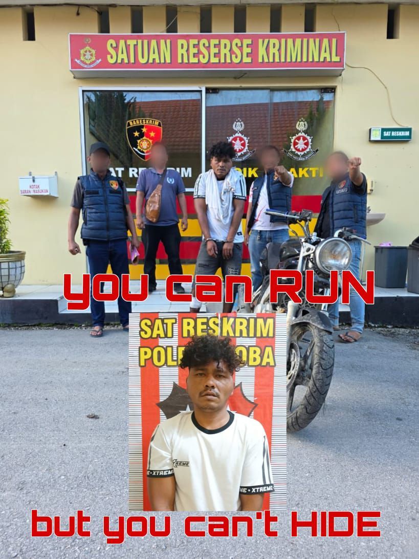 Penganiaya Dua Warga Sigumpar Tertangkap, Polisi Amankan Celurit dan Motor