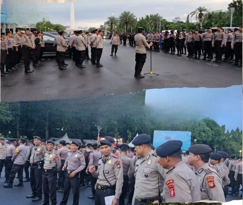 988 Polisi Siaga Amankan Milad Jakmania ke-28 di Monas, Pendekatan Humanis Ditekankan