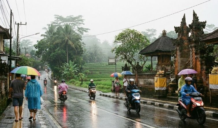 Cuaca Bali Hari Ini: Sejumlah Wilayah Dilanda Hujan Ringan, Denpasar dan Klungkung Berawan
