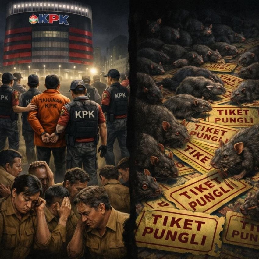 Di Balik Jalan Rusak Lampung Barat, GN-PK Mencium Bau Korupsi