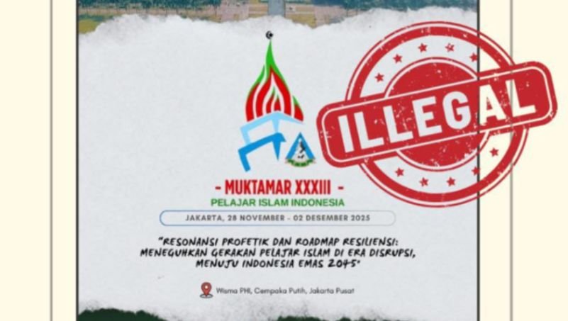 PB PII Tegaskan Muktamar Jakarta Ilegal, SC dan OC Dinilai Abaikan Prosedur Organisasi