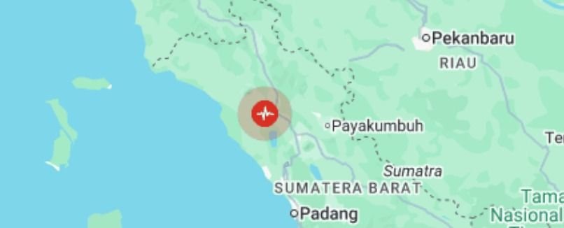 Gempa Magnitudo 4,6 Guncang Kabupaten Agam, BMKG: Tidak Berpotensi Tsunami