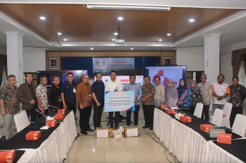 BMPD Sumut Salurkan 1 Ton Beras dan Ratusan Paket Sembako untuk Warga Deli Serdang