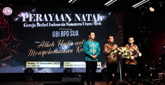 Bupati dan Wabup Karo Hadiri Perayaan Natal GBI Sumut&ndash;Aceh, Tegaskan Peran Keluarga dalam Masyarakat