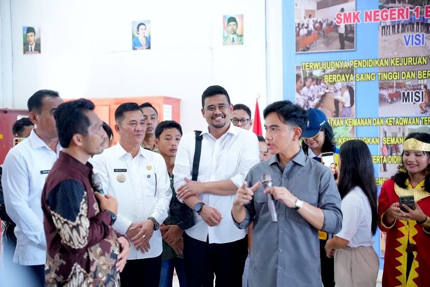 Gubernur Bobby Nasution Dampingi Wapres Percepat Infrastruktur Pendidikan di Nias