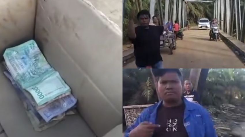 Viral! Pemuda Tapteng Diduga Lakukan Pungli di Jembatan Garoga Saat Warga Terdampak Banjir, Polisi Gerak Cepat