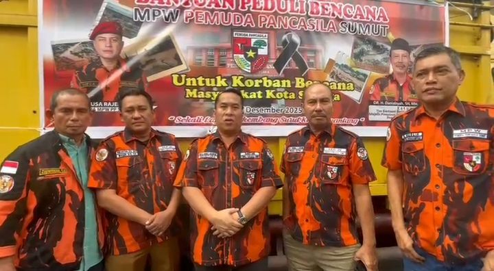 MPW Pemuda Pancasila Sumut Salurkan Bantuan Tahap Kelima untuk Korban Banjir di Sumut